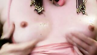 sissy sarah69 lubed smallish bra-stuffers, raw t-tee-shirt