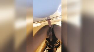 OF_sexyasiantrans4u...Toying with her Yam-Sized fucktoy and jizm a pile