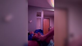 pawing my soles in school dormitory