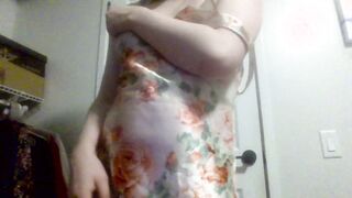Round trans angel striptease in flower sundress - Dangerous - Kardinal Offishall