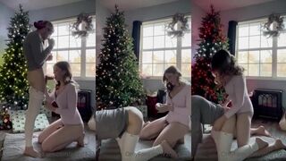 Zoey Taylor gets her Christmas Day gift: a hot tranny pounding!