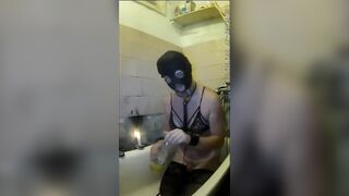 Watch this kinky solo shemale dominate and toy her ass in fetish Ritual video