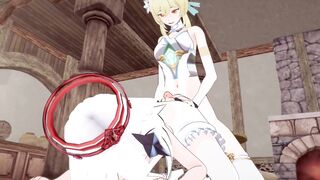 Watch Genshin Influence: Futa Lumine Pound & Slurp Paimon's Big Cock in Exclusive Hentai 3D Porn