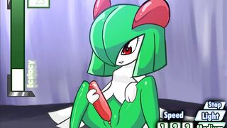 Kirlia Hermaphroditism gets naughty in the anime futa game with NitroTitan