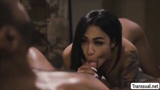 Watch Eva Maxim's big ass get a hard massage and a messy anal pounding from a lucky boy