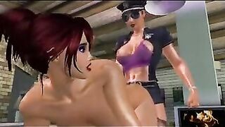 Naughty Tranny in Lingerie Goes Wild with a Big Cock & a Big Booty