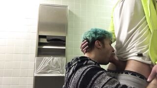 Mason Lear gets her ass pounded in public while showering in lingerie
