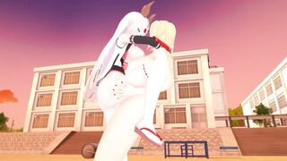 Naruto & Kaguya take turns riding Futa's big ass in public like wild trannies