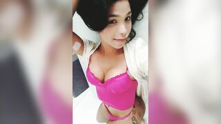 Watch this busty amateur Tranny busy as she bonks a dude's hard rod
