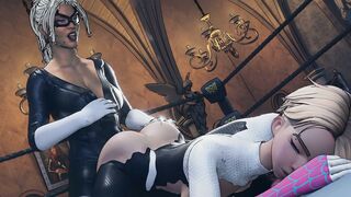 ToughCookieSV gets her Halloween outfit destroyed by a big black cock & gets creampied