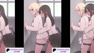 JesuTentation's Big Ass Gets Pounded by Futanari's Big Dick in the Office